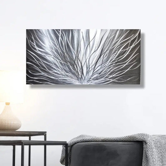 Why Silver Metal Wall Art? - Modern Elements Metal Art