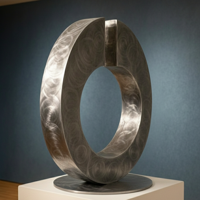 Modern Sculpture: Metal Art titled Concept