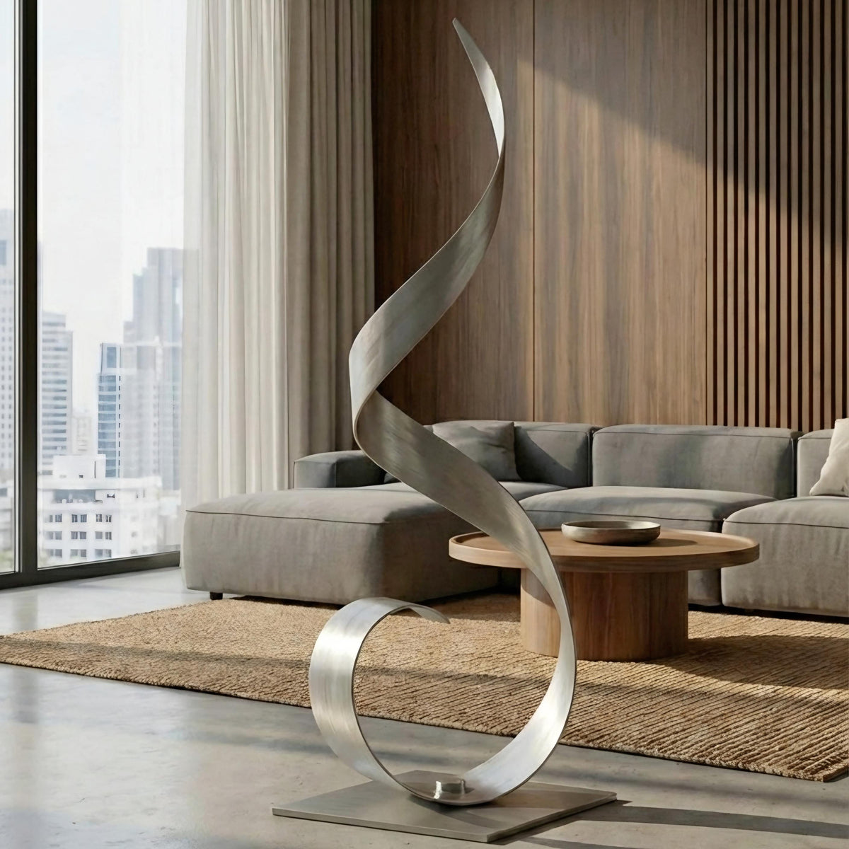 Abstract Metal Sculpture: Quaint