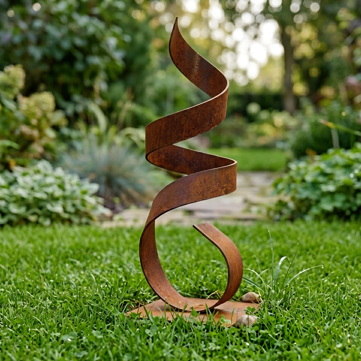 Rustic Garden Metal Gallery Sculpture: Continuum