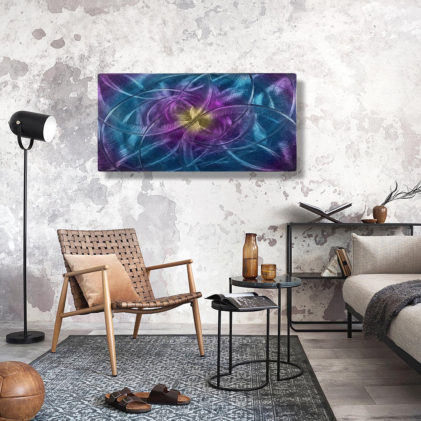 Metal Wall Art: Abstract Painting, Modern Wall Sculpture