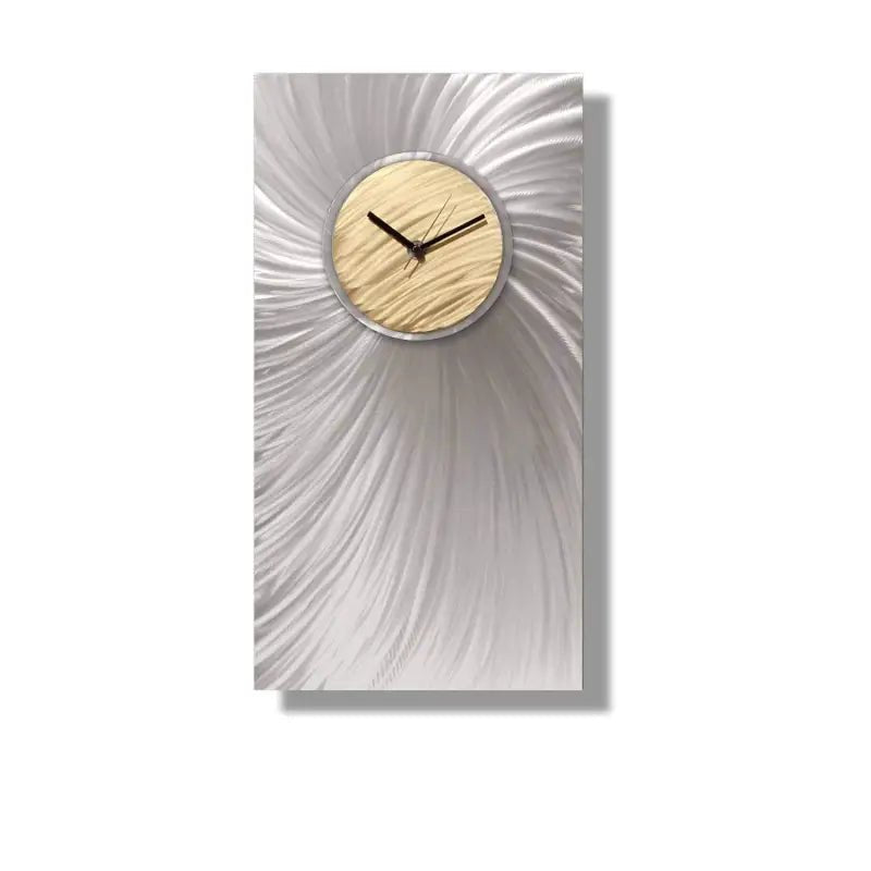 Big Clock Titled "Titan" - Modern Elements Metal Art - 23456787989