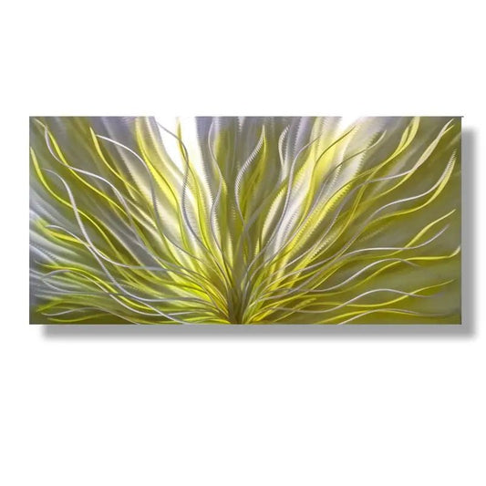 Botanical Artwork Titled InBloom - Modern Elements Metal Art - ME4738X