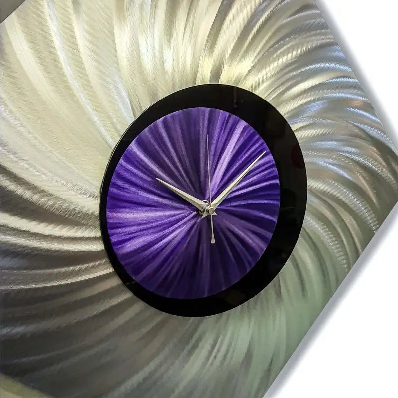 Diamond Clock Titled "Orthodox" - Modern Elements Metal Art - HI87686
