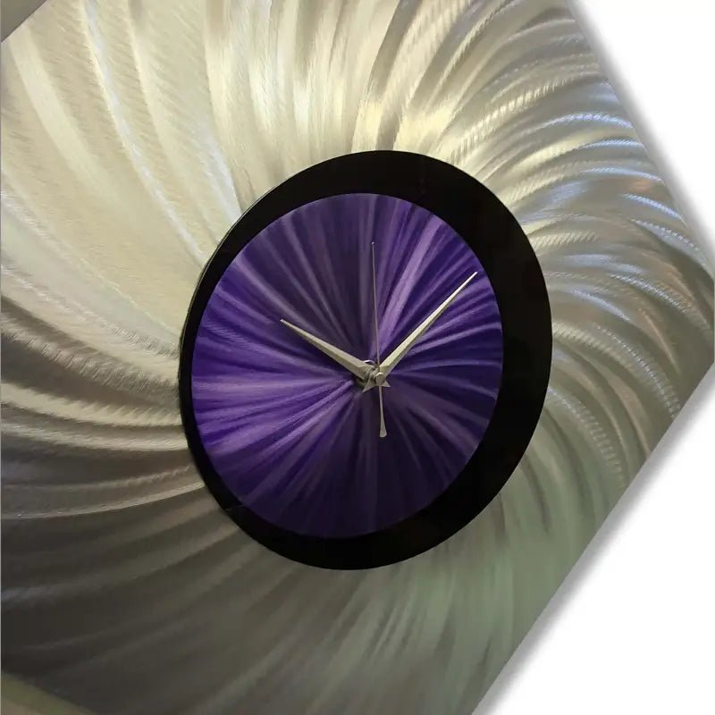 Diamond Clock Titled "Orthodox" - Modern Elements Metal Art - HI87686