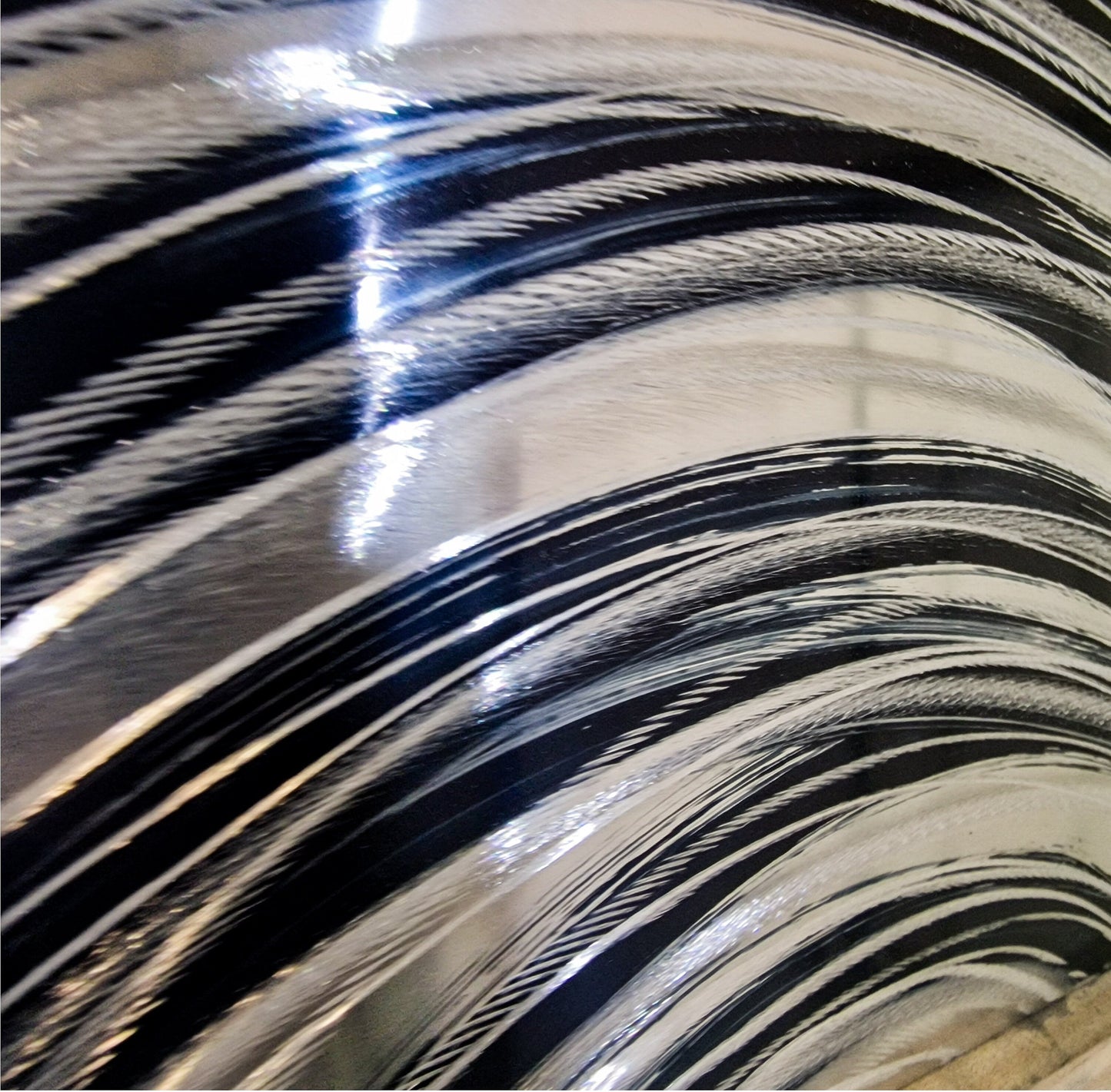Large Metal Wall Art Sculpture Titled Dark Rainbow - Modern Elements Metal Art - MA3757BK