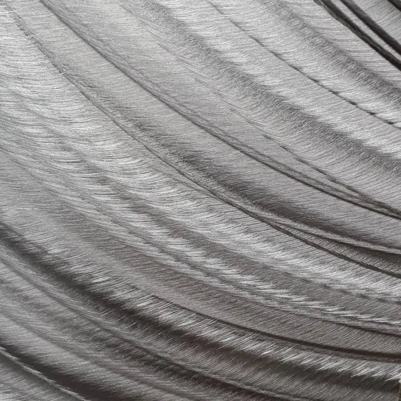 Large Silver Wall Art Titled "Silver Spiral" (Set of 4) - Modern Elements Metal Art - ME567H2