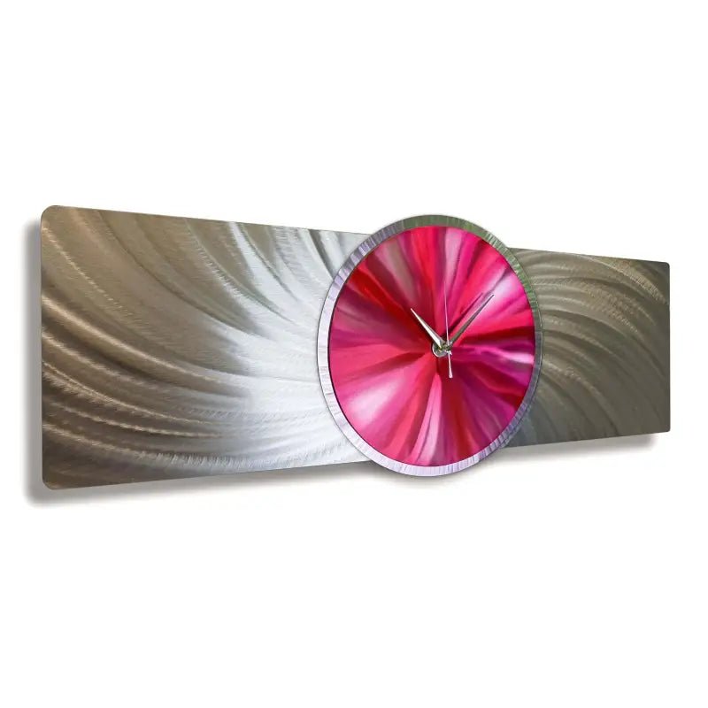 Metal Clock Titled "Affinity" - Modern Elements Metal Art - ME4652292SX