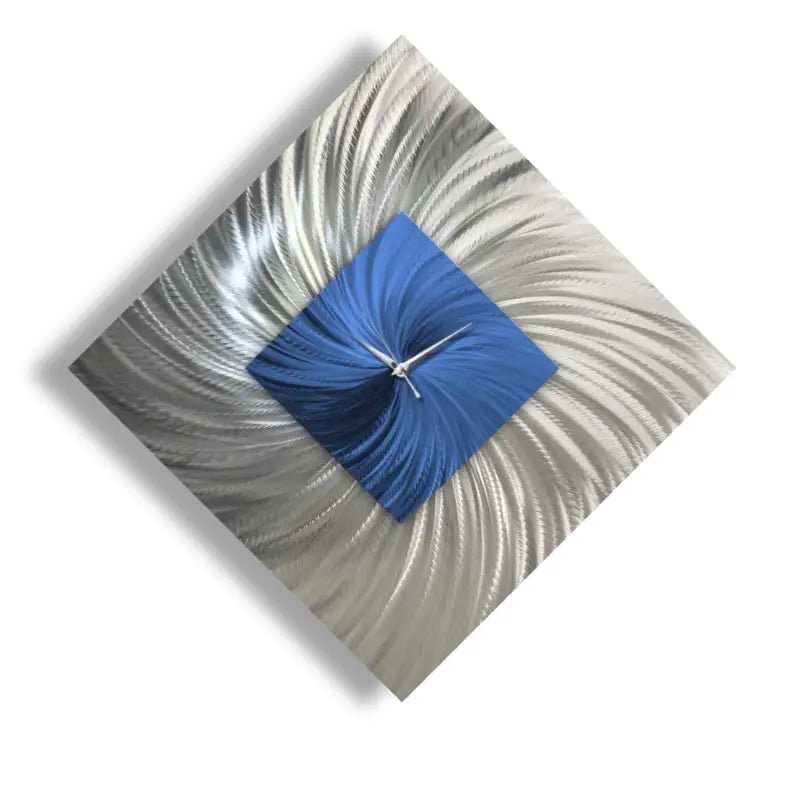 Modern Wall Clock Titled "Methone" - Modern Elements Metal Art - ME7548KL - 1