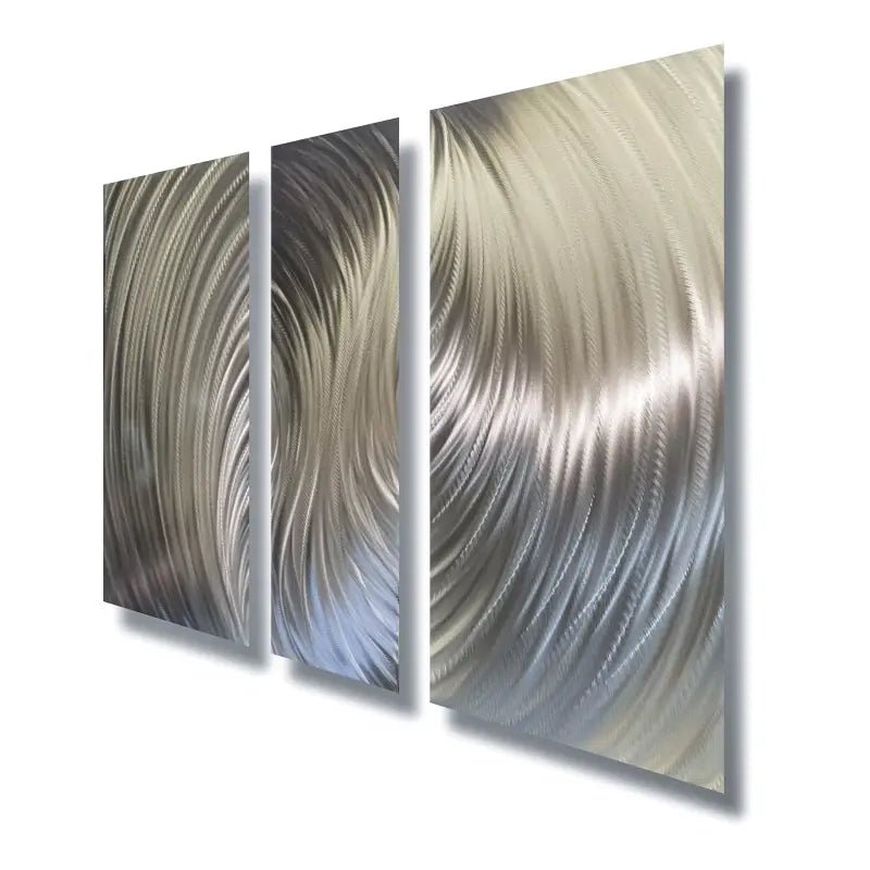 Oversized Wall Art Titled "Zeus" (Set of 3) - Modern Elements Metal Art - ME960TN