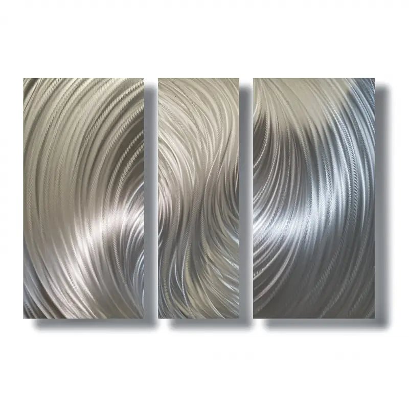 Oversized Wall Art Titled "Zeus" (Set of 3) - Modern Elements Metal Art - ME960TN