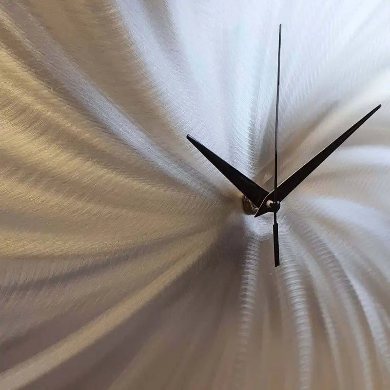 Square Wall Clock Titled "Omega" - Modern Elements Metal Art - ME0947CV9
