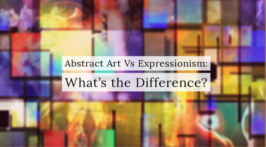Abstract Art Vs Expressionism - Modern Elements Metal Art