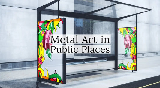 Metal Art for Public Spaces - Modern Elements Metal Art