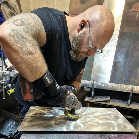 The Artist Behind the Spark - Modern Elements Metal Art