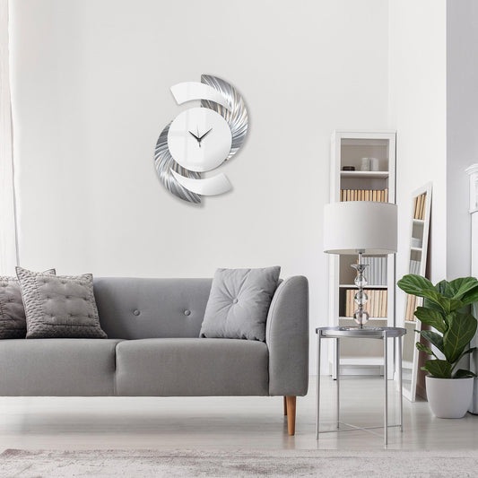 Unique Wall Clocks: Make Your Room Shine with Form and Function - Modern Elements Metal Art