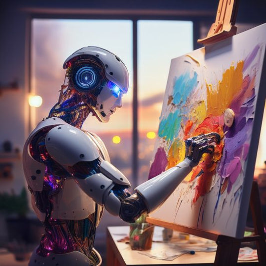 Will Artist Be Replaced By AI? - Modern Elements Metal Art