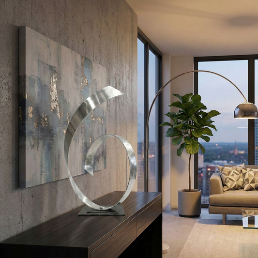 Metal Sculpture: Contemporary Art titled Syx