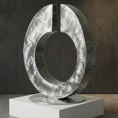 Modern Sculpture: Metal Art titled Concept