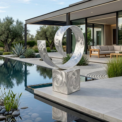 Outdoor Sculpture: Metal Contemporary Art titled Sovereign
