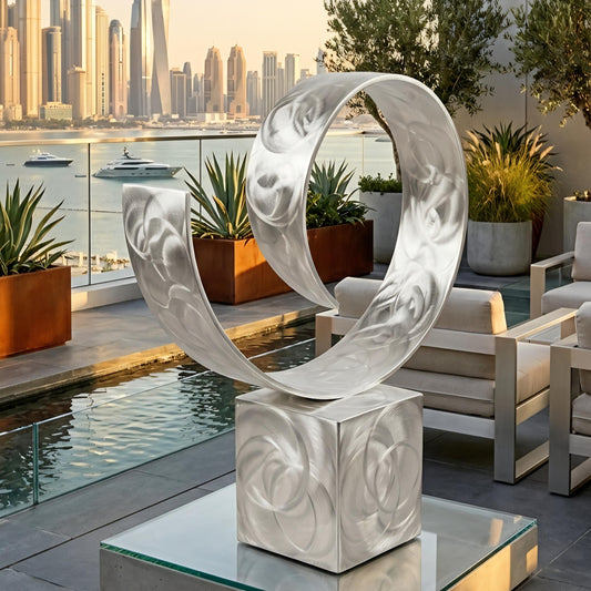 Outdoor Sculpture: Metal Contemporary Art titled Sovereign