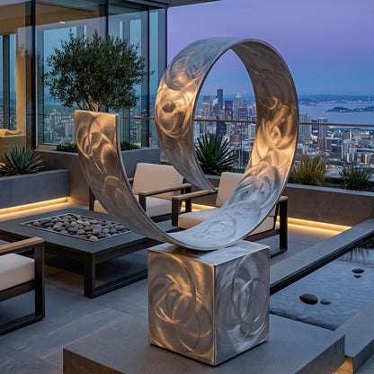 Outdoor Sculpture: Metal Contemporary Art titled Sovereign