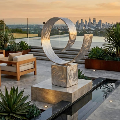 Outdoor Sculpture: Metal Contemporary Art titled Sovereign
