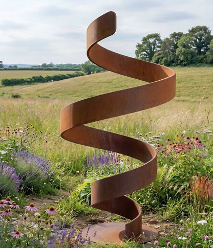 Outdoor Garden Sculpture – Twirl v3