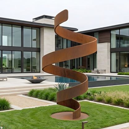 Outdoor Garden Sculpture – Twirl v3