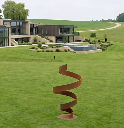 Outdoor Garden Sculpture – Twirl v3
