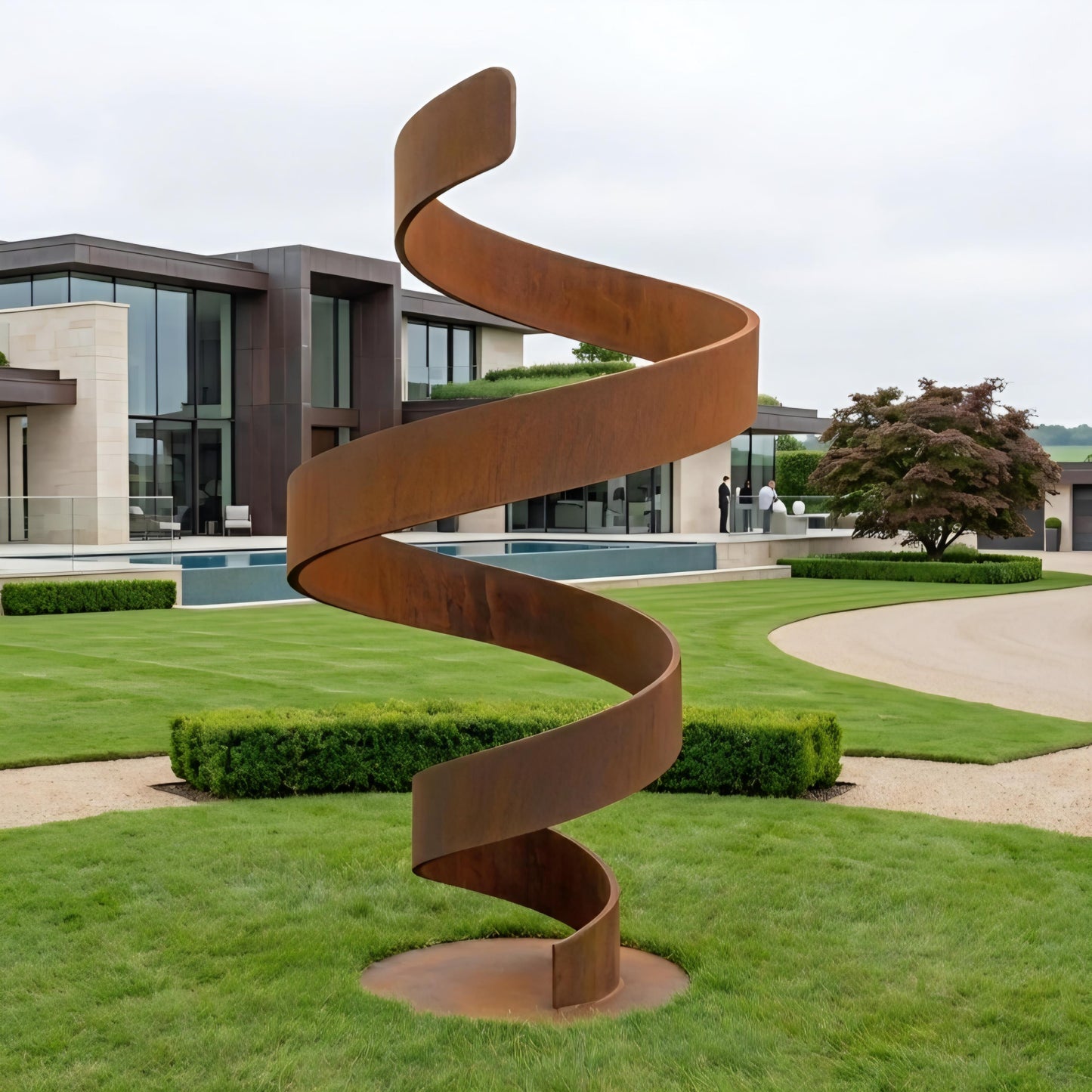 Outdoor Garden Sculpture – Twirl v3