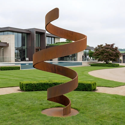 Outdoor Garden Sculpture – Twirl v3
