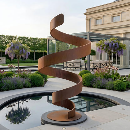 Outdoor Garden Sculpture – Twirl v3