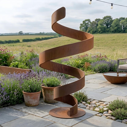 Outdoor Garden Sculpture – Twirl v3