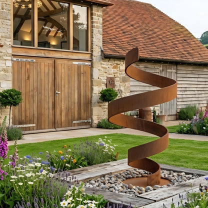 Outdoor Garden Sculpture – Twirl v3