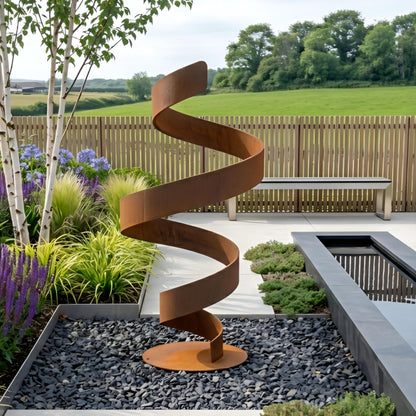 Outdoor Garden Sculpture – Twirl v3