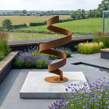 Outdoor Garden Sculpture – Twirl v3