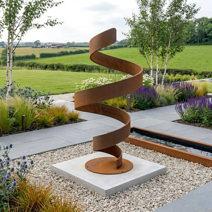 Outdoor Garden Sculpture – Twirl v3