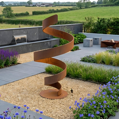Outdoor Garden Sculpture – Twirl v3