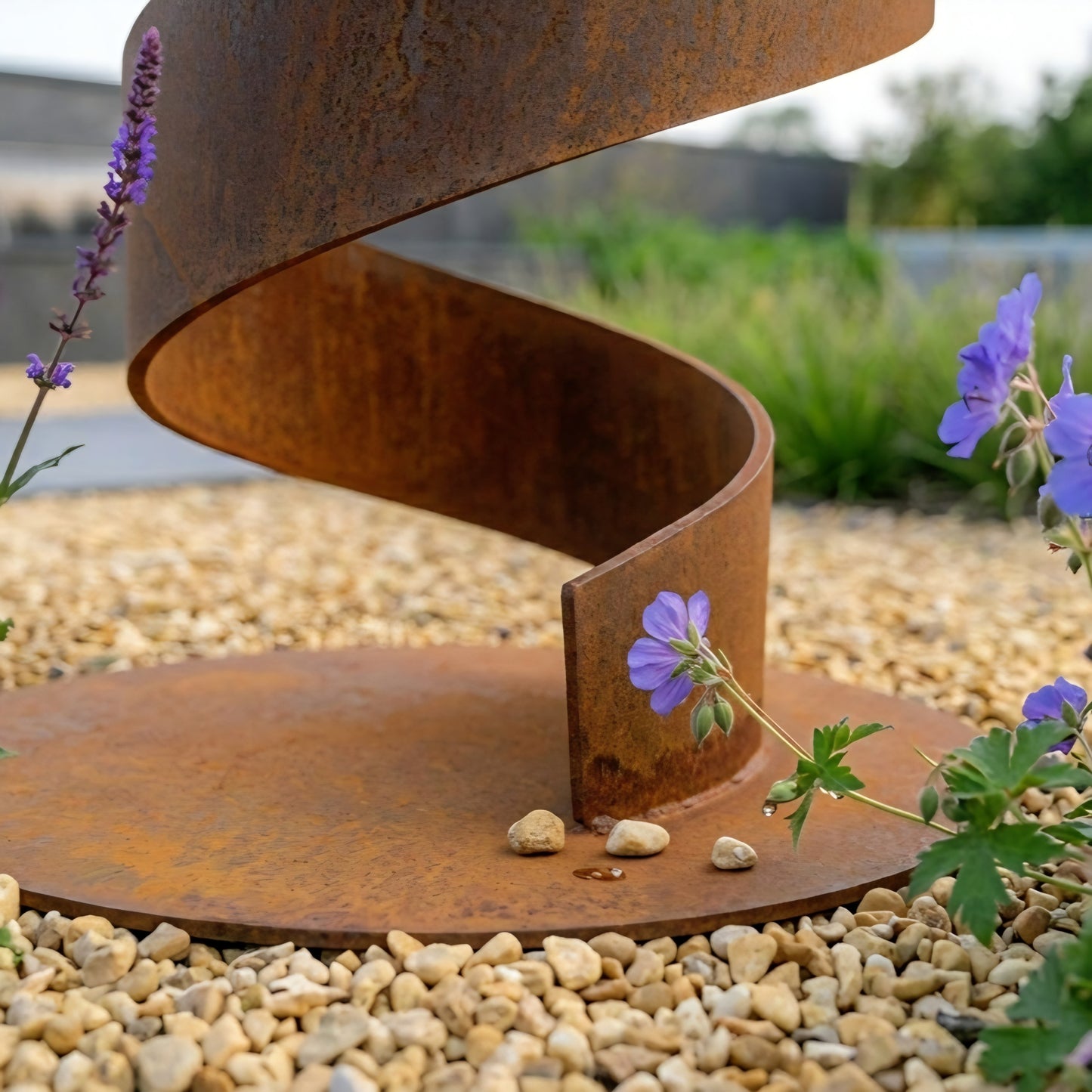 Outdoor Garden Sculpture – Twirl v3