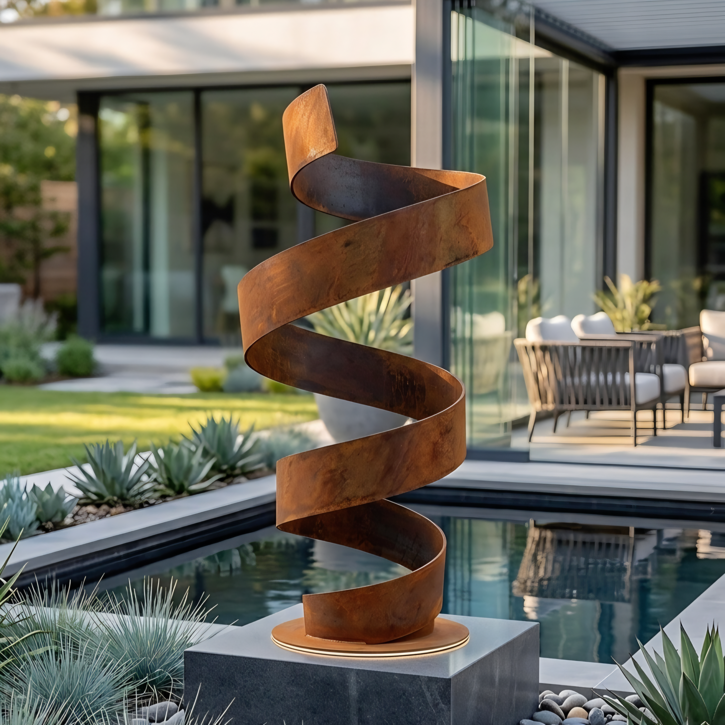 Outdoor Metal Sculpture – Twirl