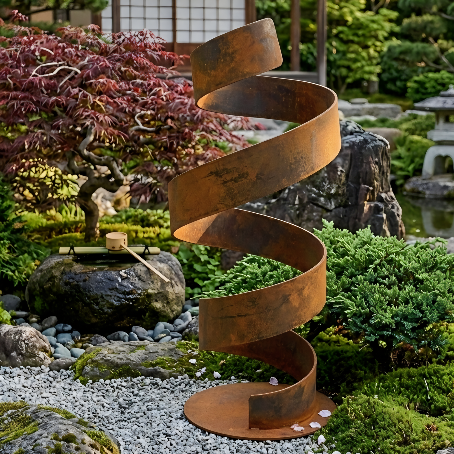 Outdoor Metal Sculpture – Twirl