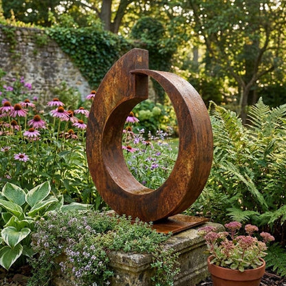 Garden Metal Sculpture Outdoor Decor: Juggernaut