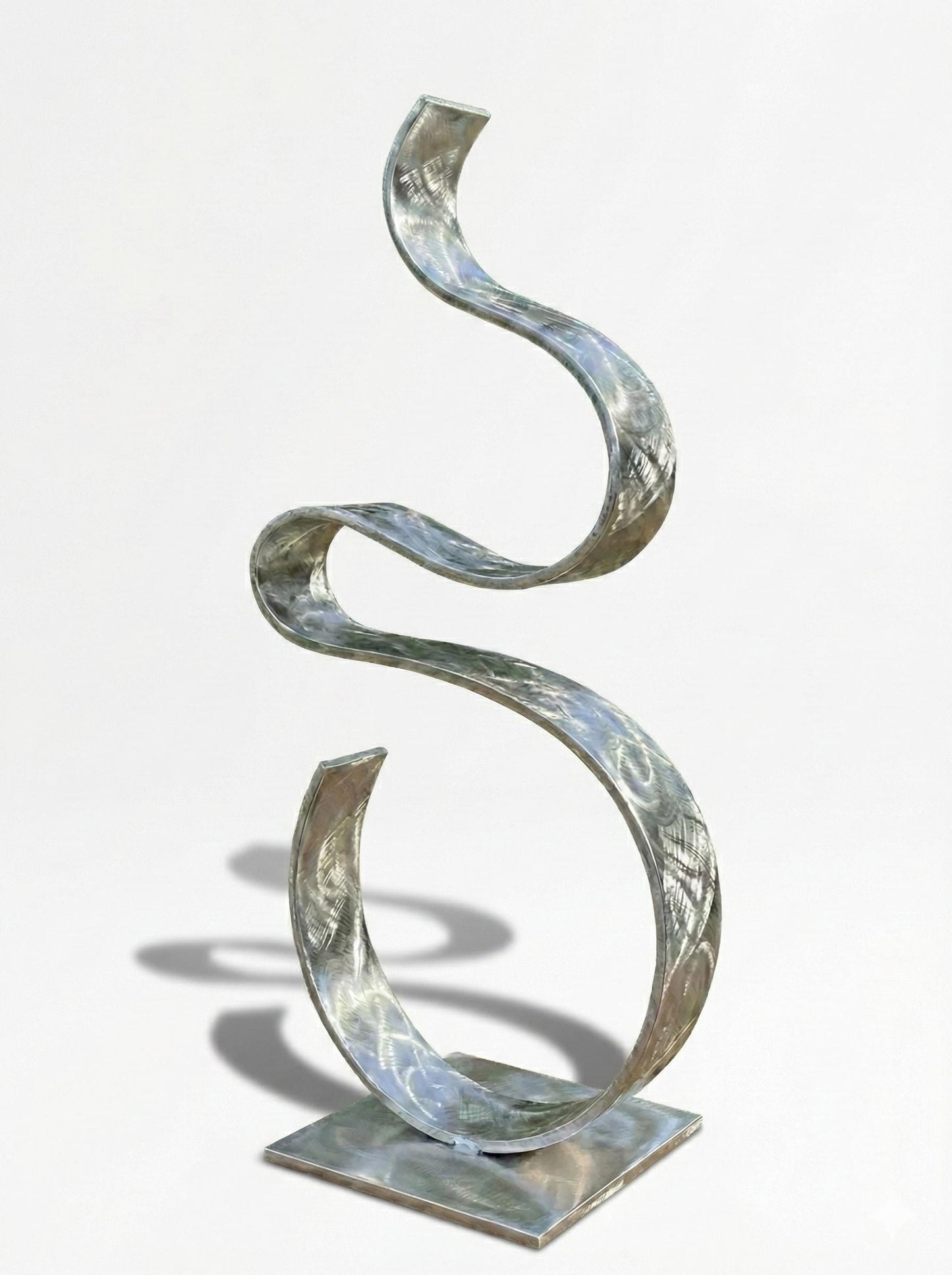 Luxury Metal Sculpture Titled Swirv