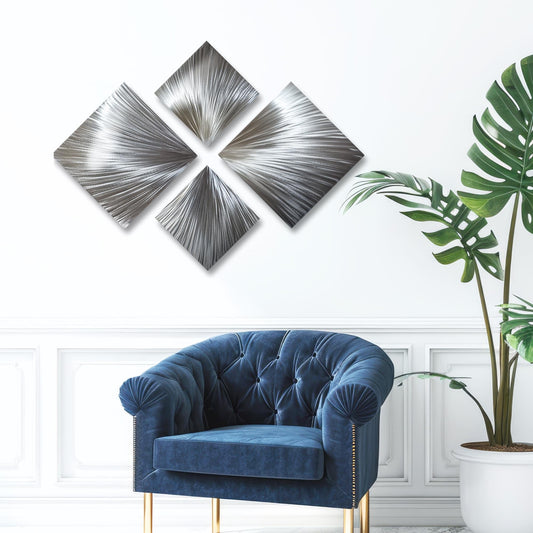 3D Wall Artwork Titled X - spiral - Modern Elements Metal Art - ME72129SX