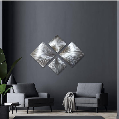 3D Wall Artwork Titled X - spiral - Modern Elements Metal Art - ME72129SX