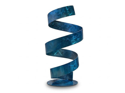 Modern Sculpture Turquoise Spiral: Twirl