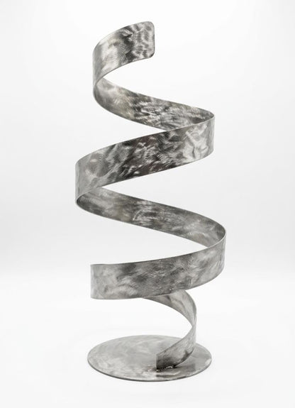 Metal Sculpture - Handcrafted Abstract Modern Art | Stainless Steel Reflective Artwork