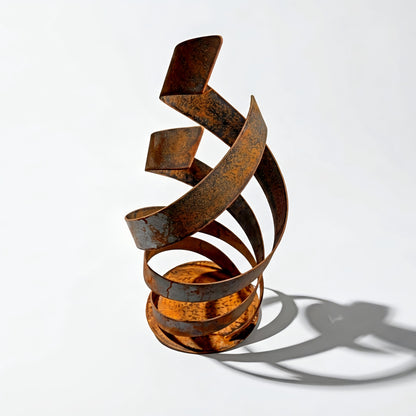 Rustic Metal Flame Sculpture 3