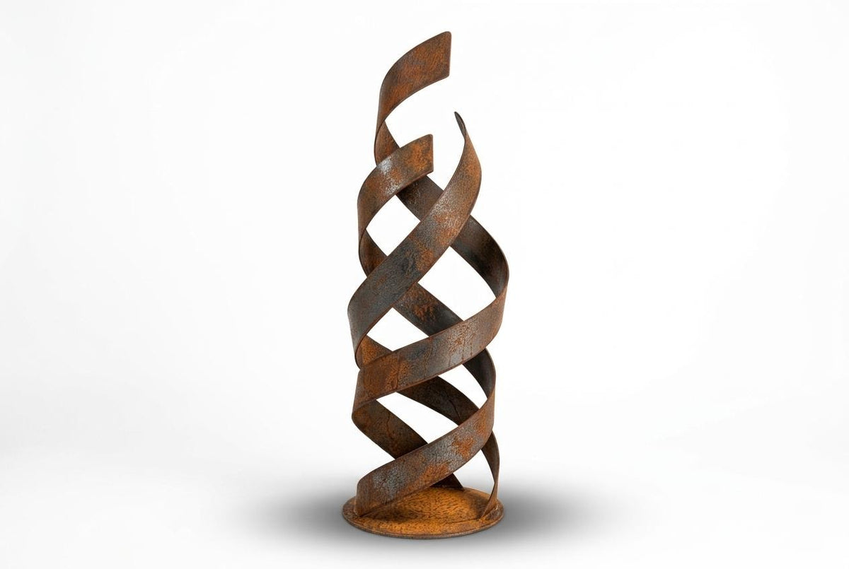 Rustic Metal Flame Sculpture 3